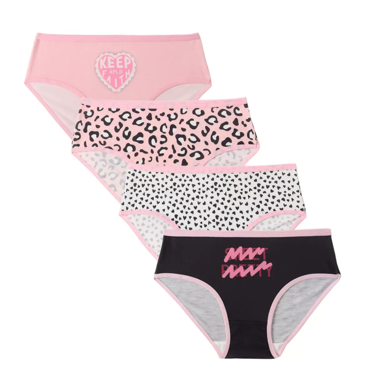 现货批发非棉外单欧美字母印花透气三角裤女士内裤青少年少女内裤