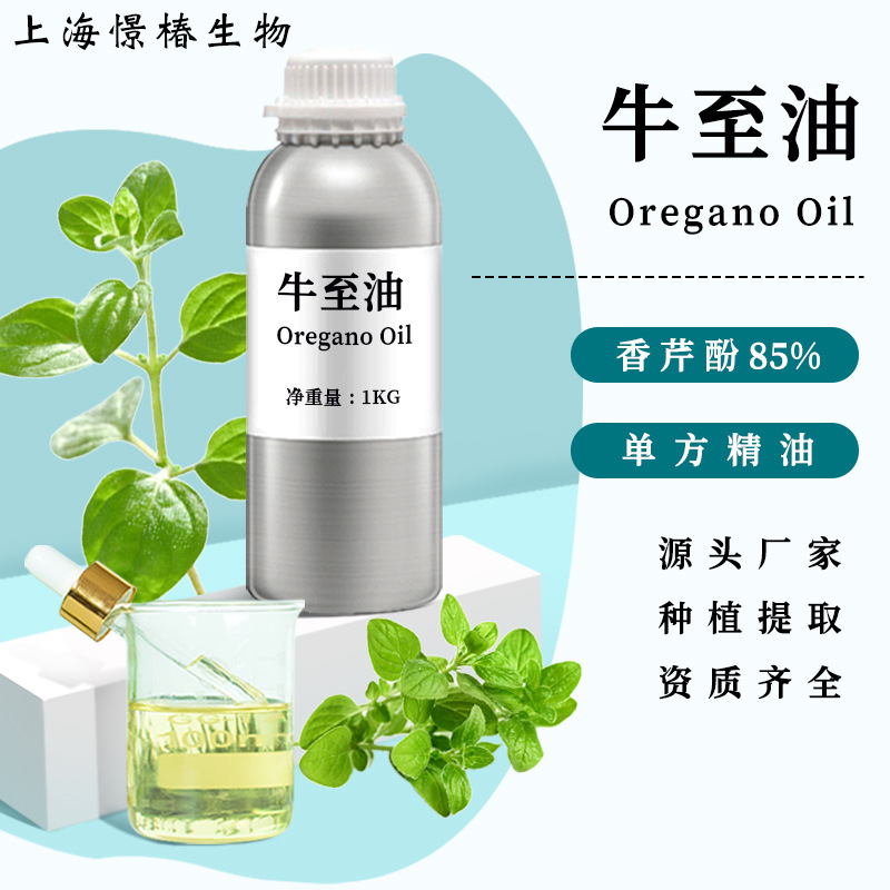 食品级牛至精油Oregano Oil香芹酚85%蒸馏提取牛至油软胶囊保健品