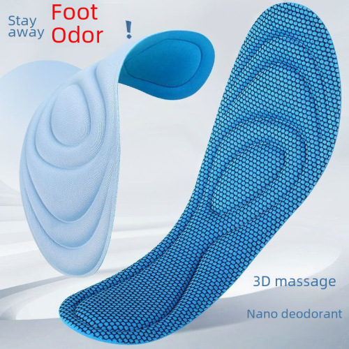 3D Summer Nano Anti-Slip Sports Insoles for Military Training - Summer Antibacterial, Anti-Odor, High-Elasticity, Absorbent, Breathable, Ultra-Soft, Unisex
