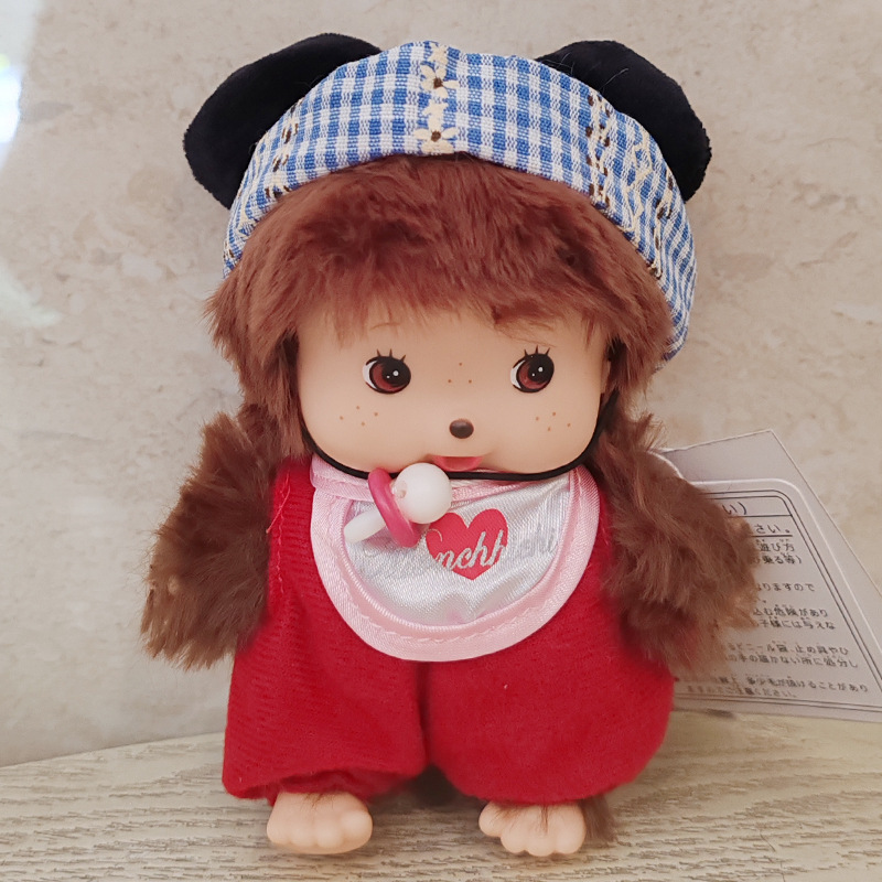 Monchic mengqiqi15CM pequeño vestido muñeca de felpa colgante bolso colgante producto transfronterizo buen producto nuevo producto