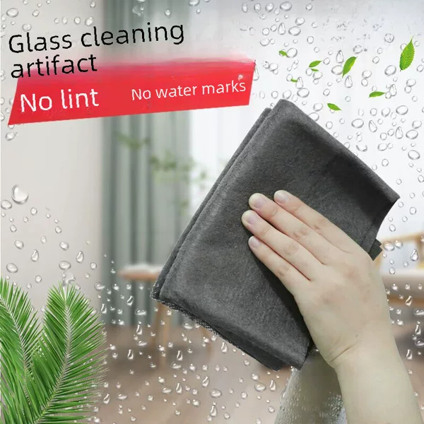 Magic Rag for Glass Cleaning, Lint-Free, Watermark-Free Magic Cloth, Island Fiber Magic Traceless Rag
