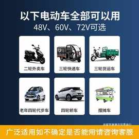 电动车电池48V60V外卖车电瓶快递电摩二轮车电池72V三轮车锂电池