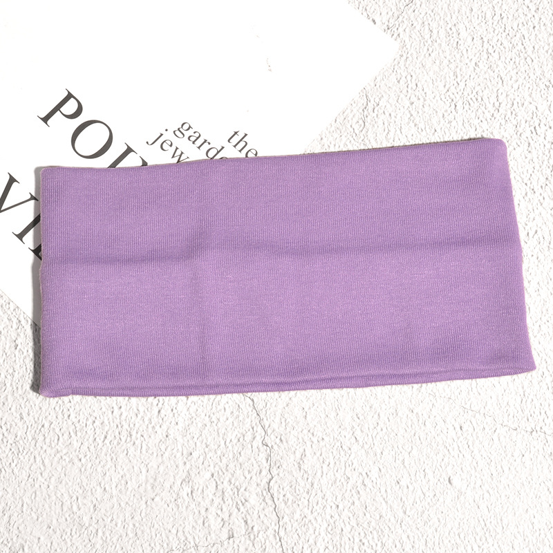 27g Weight Headwear Classification Wedding, Travel Occasion Geometric Pattern Unisex Gender Sky Blue, Pink, Purple, Red, Green, Yellow, Black Color Sweat-absorbent Sports Solid Color Knitting Wide Headband Wholesale Accessories Nihaojewelry 6