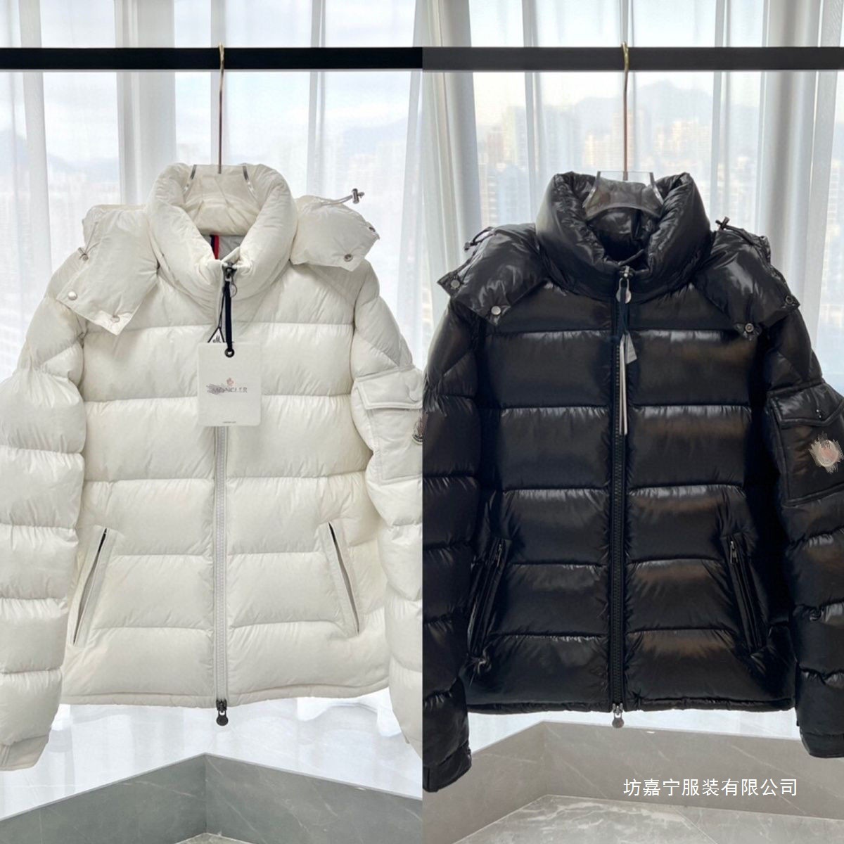 Cross-border Mengjia Maya Eason Chan's same style down jacket, outdoor thickened warm coat, unisex hooded jacket