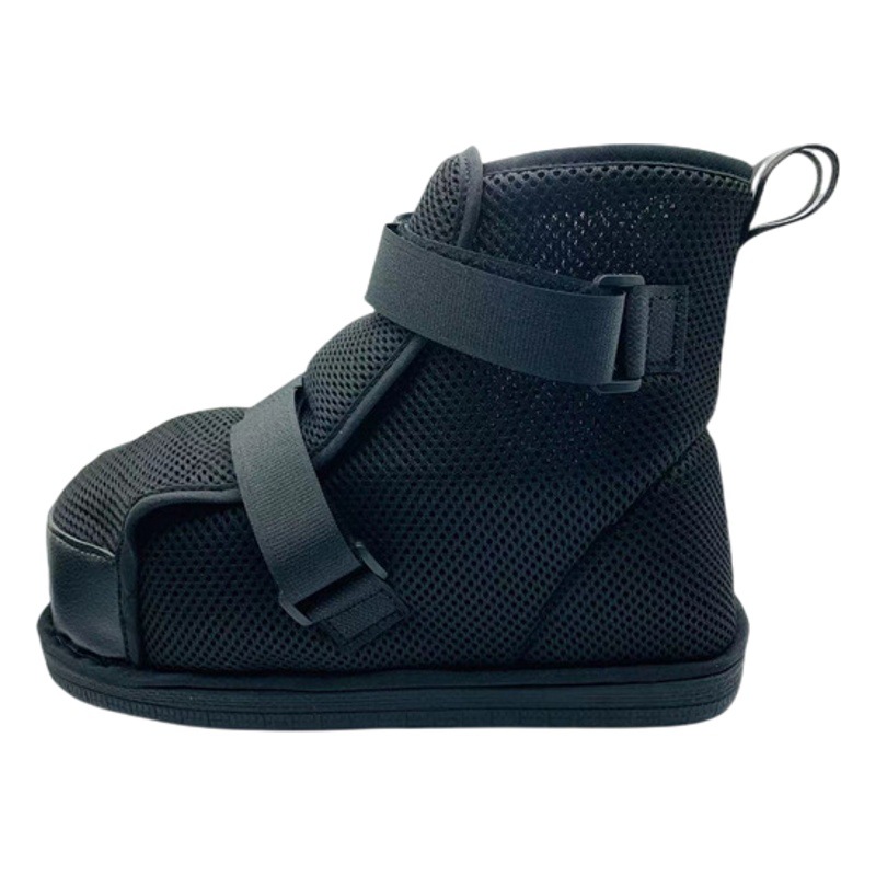 骨折後の回復用の特殊な石膏靴、足の怪我のための保護靴、足を暖かく保つためのフリース付き靴