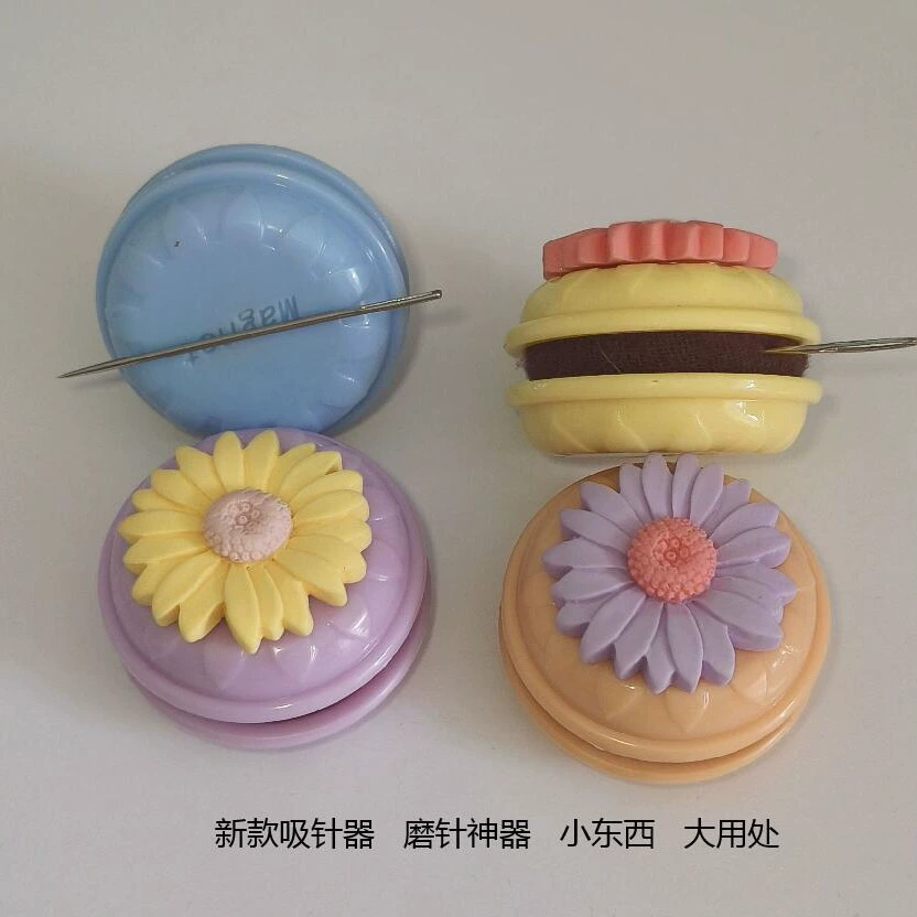 Трансграничный ингалятор Макарон цвет шлифовальный штифт игла трение игла ткань вышивка крестом DIY швейные инструменты игла магнитная коробка