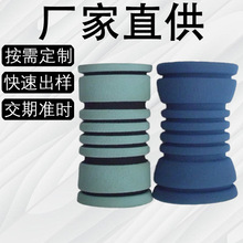定制双色EVA发泡管 彩色橡塑海绵手把套 NBR橡胶防滑泡棉管护套