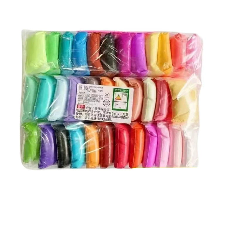 Ultra light safe clay for kindergarten, children's space plasticine, handmade, 36 colors