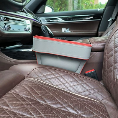 Car Seat Gap Storage Box, Car storage bag/box - grey-co-driver-211-31