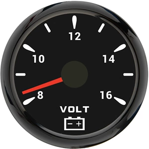 52mm Voltage Meter 12V 24V Universal Model for Cars and Boats with Backlight