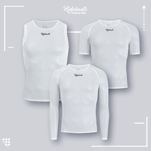 Ridphans Sweat-Wicking Cycling Jersey Men's Road Bike Bicycle Base Layer Top Short-Sleeve Long-Sleeve