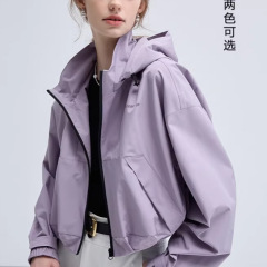 VEGA 同款 美式短外套女秋季2025年新款设计感休闲冲锋衣宽松上衣