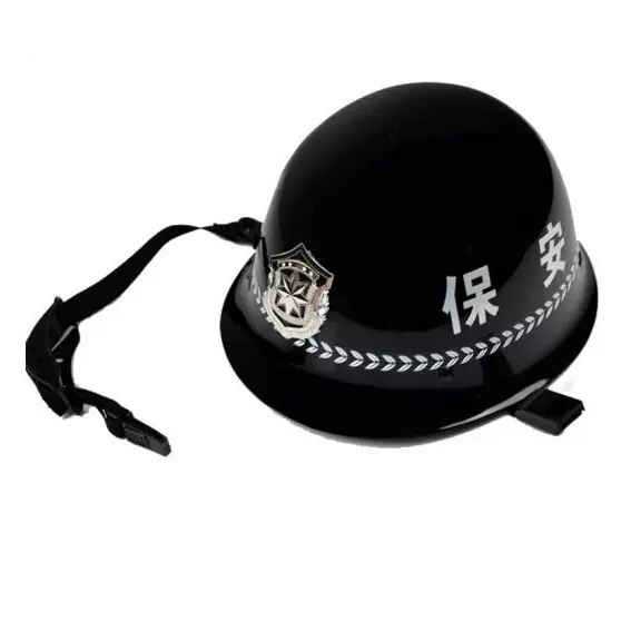 安防防暴头盔保安防爆钢盔pc头盔保安勤务巡逻执勤金属安全帽器材