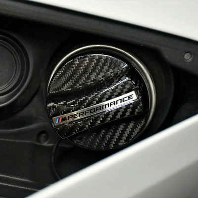 cap fuel warning cover trim cover — Tank cap