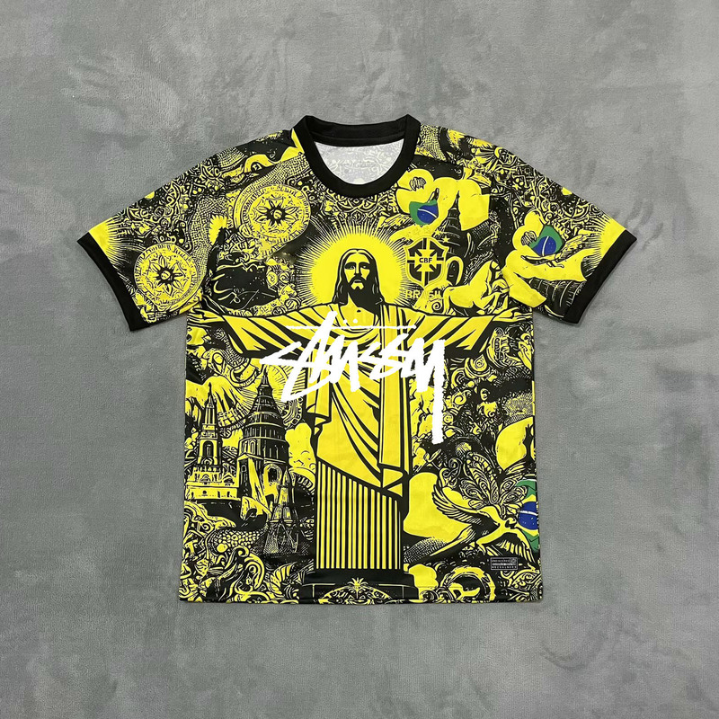 Stussy足球服队服批发巴黎巴西德国法国英格兰意大利日本球衣代发|undefined