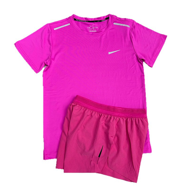Deportes de velocidad seca camiseta de mangas cortas traje de entrenamiento de atletismo running fitness baloncesto ropa deportiva maratón hombre y mujer