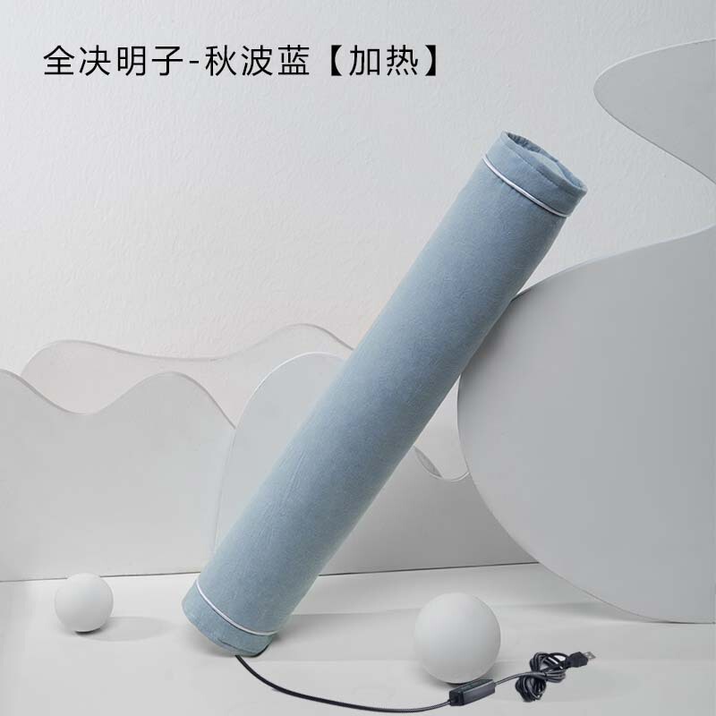 カシアシードラウンド枕、頸椎枕、睡眠用特別ネックピロー、強力な椎骨睡眠枕、リッチバッグ、円筒形キャンディハード枕|undefined