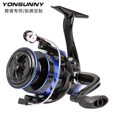 fishing gear Cixi Fishing vessel Fishing Round Metal Head Fish Spinning Wheel Fish line Wheel Lures round Sea rod wheel Fish Wheel