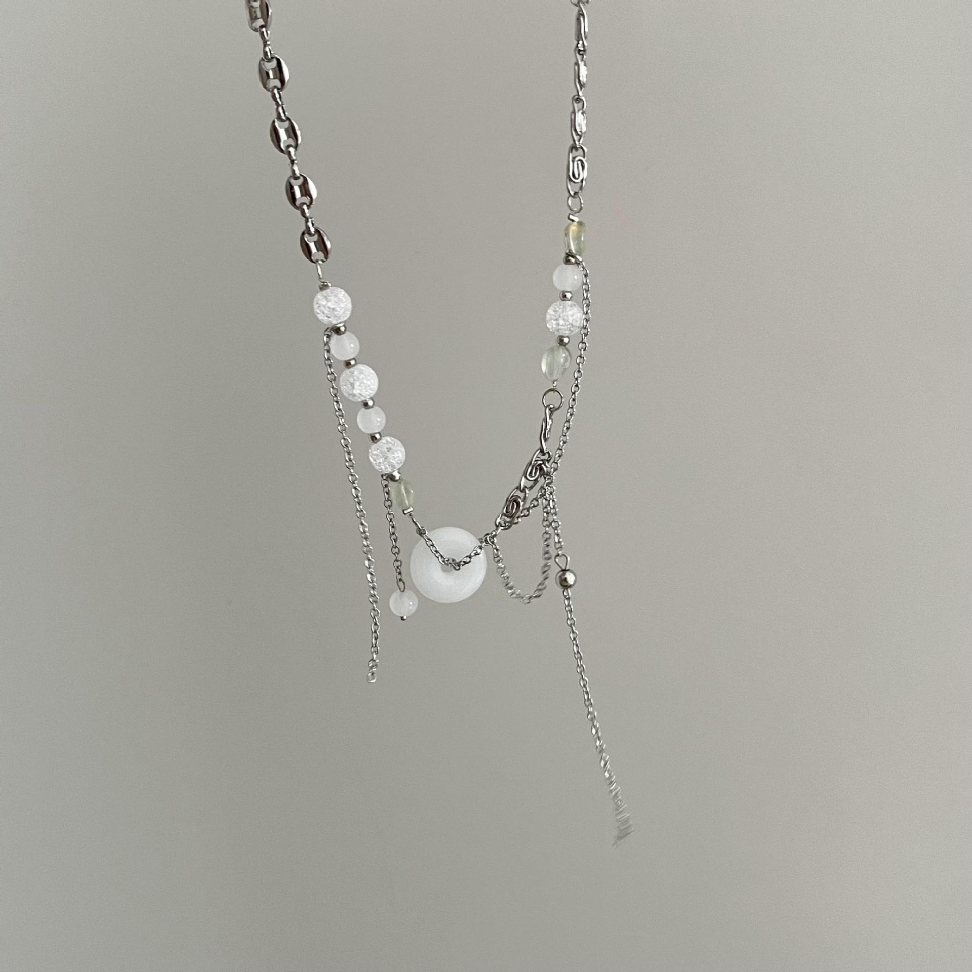 Retro Geometric Alloy Beaded Womenu0027S Necklace 1 Piece