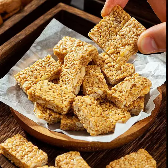 亚麻籽核桃酥糕点零食酥脆可口好吃美味传统糕点亚麻籽核桃酥批发