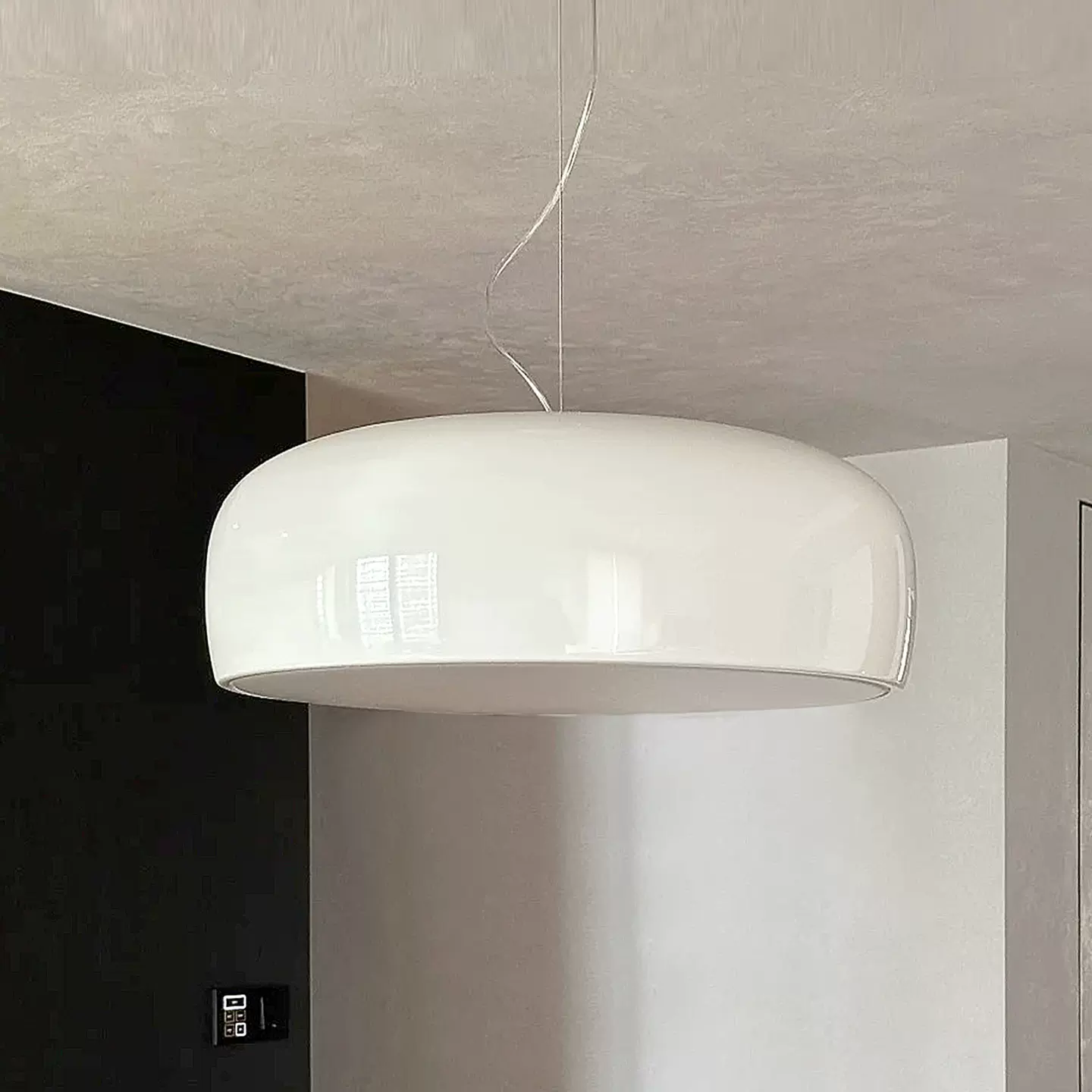 flos意大利北欧现代简约卧室餐厅个性吧台锅盖面包吸顶吊灯蜡烛