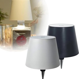Cross-border led creative wine headlamp embedded Qingba restaurant charging three-color dimming decorative wine bottle table lamp