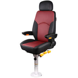 CA38塔机模拟设备坐椅渔船玻璃钢铝合金游艇船舶驾驶员船用座椅