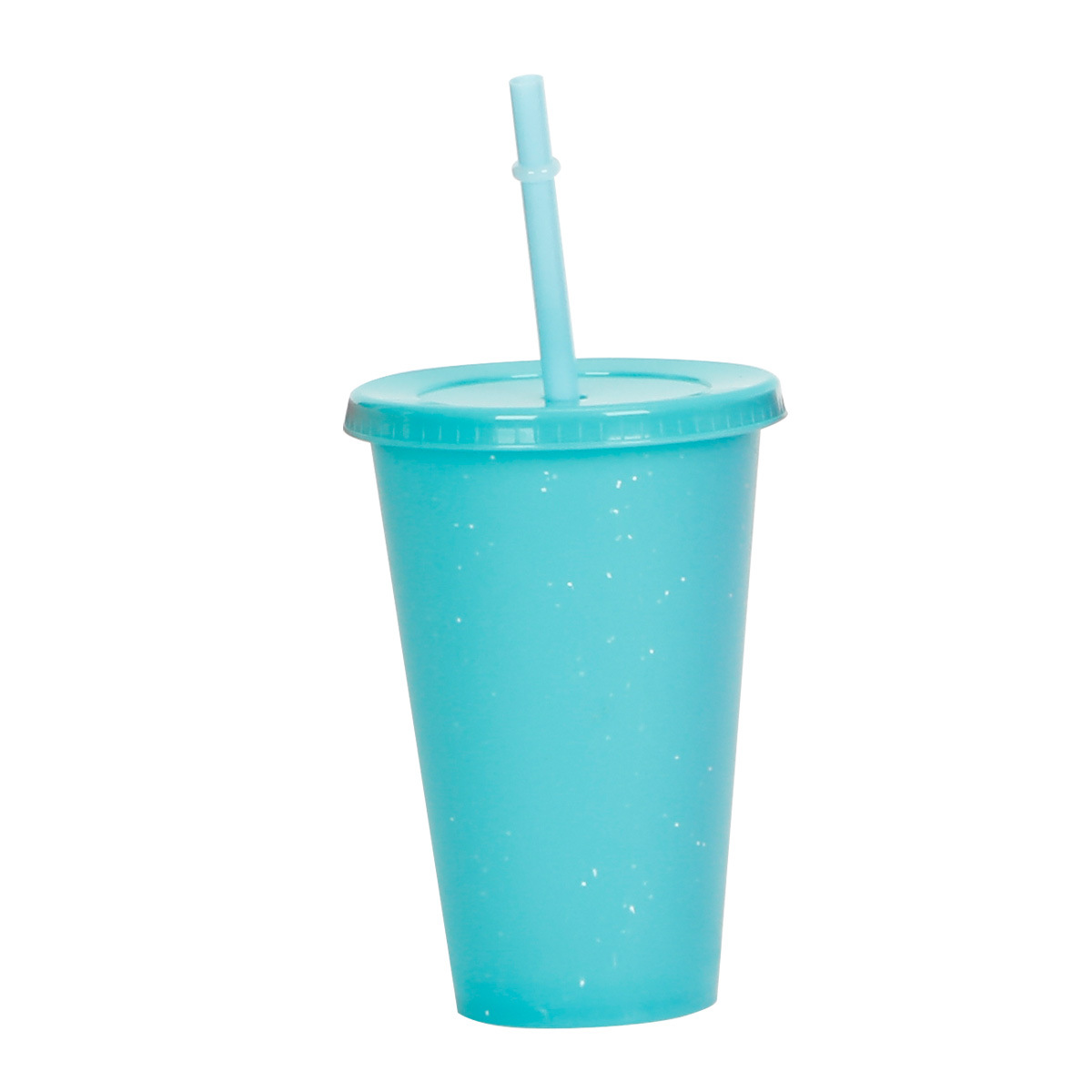20011 fábrica directa 480ML paja creativo plástico brillo taza fiesta cena paja taza