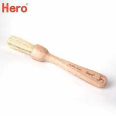 A5L Cleaning Brush — Wooden Coffee Powder Cleaner, Solid Wood Handle for Coffee Machines & Manual Coffee Grinders