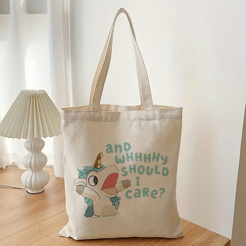 cartoon fashionable linen bag