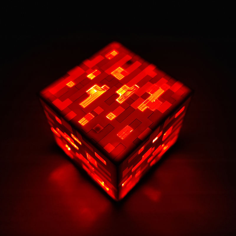 Lámpara de Antorcha de Minecraft, se Puede Colgar en la Pared, Lámpara Nocturna Recargable, Juguetes Periféricos, Poción que Cambia de Color, Modelo de Mineral, Creativo