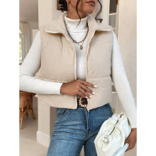 L 31191 Stand collar cotton vest �������������׿羳����
