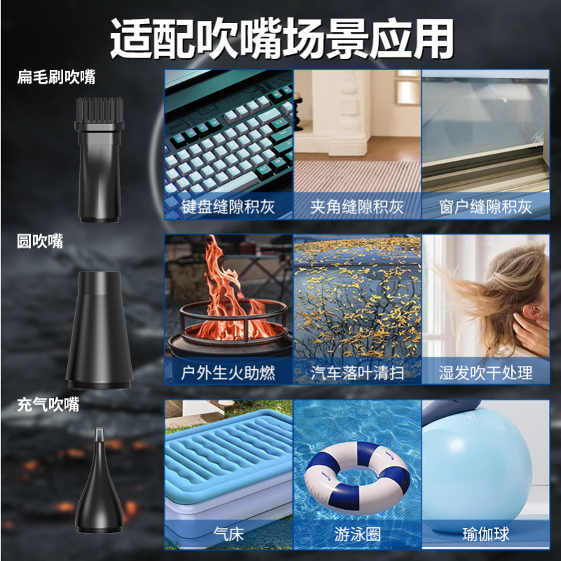 新しい 13 万回転高速暴力ターボファン屋外吹き塵冷却ハンドヘルド高運動エネルギー暴力ターボファン|undefined