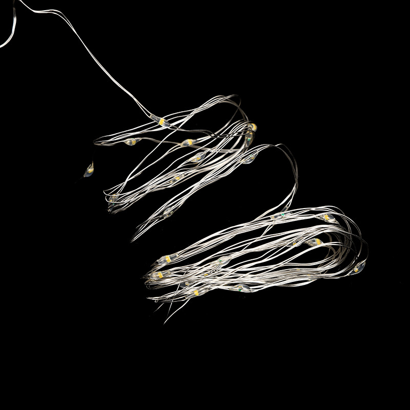 Nuevo conjunto de línea de luz de caja de batería de dos secciones ambiente romántico decoración de vacaciones creativo sorpresa confesión conjunto Accesorios