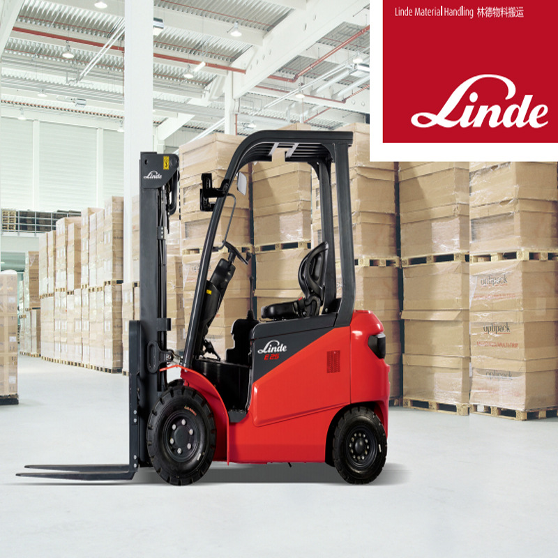林德电动叉车E20BE25B-1293物料搬运车座驾式平衡重式液压装卸车