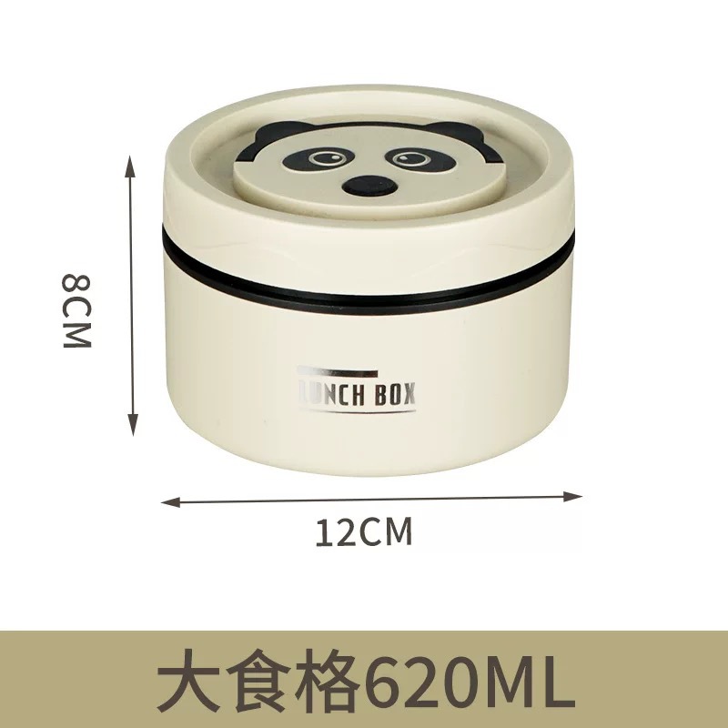 304 caja de almuerzo con aislamiento de acero inoxidable trabajador de oficina portátil de múltiples capas caja de almuerzo sellada caja de almuerzo redonda portátil