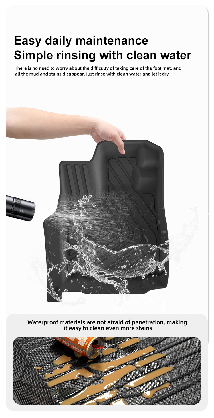 Suitable for 22-25 Acura Mdx Car Special Floor Mats Tpe Floor Mats Trunk Mats Cross-Border