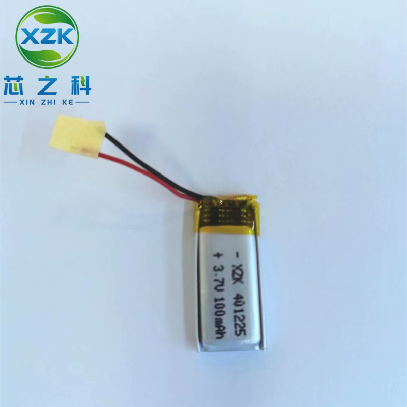 蓝牙电池401225聚合物锂电池90MAH 3.7V智能穿戴蓝牙耳机指示灯