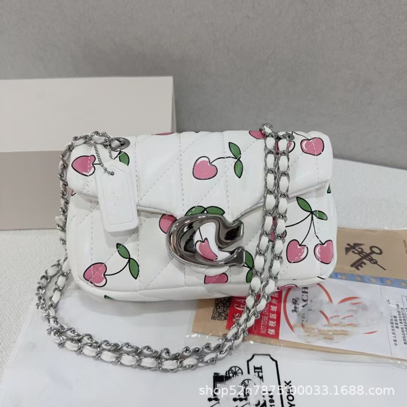 新しいシープスキンエリンチェーンクロスボディバッグクラシック多用途タビーシュランクシリーズレディースファッションバッグ|undefined