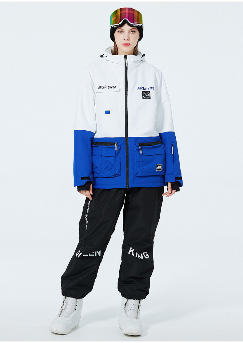 Men's Clothing Ski suit set for men and women couples warm and thick ski suit set single board double board ski suit_viptrois.com