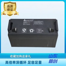 不間斷電源專用蓄電池12V100AH鉛酸免維護JALON電池NP100-12型號