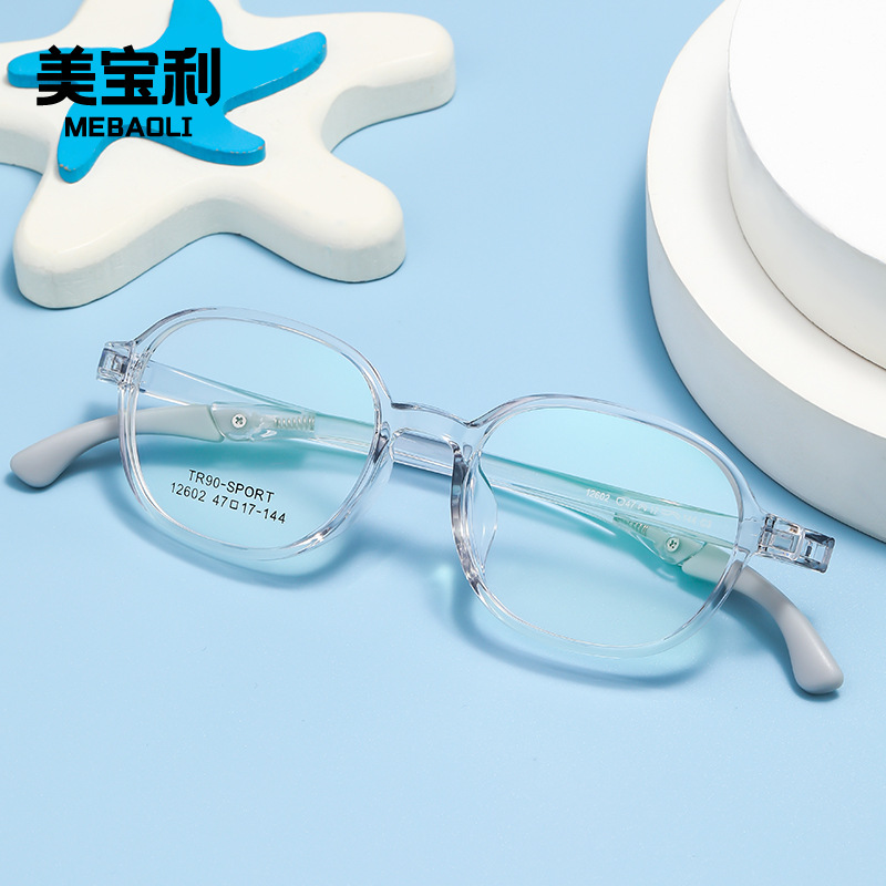 goods in stock 12602 non-slip Gogo children motion spectacles frame student myopia Lens Ultralight TR90 Eyeglass frame