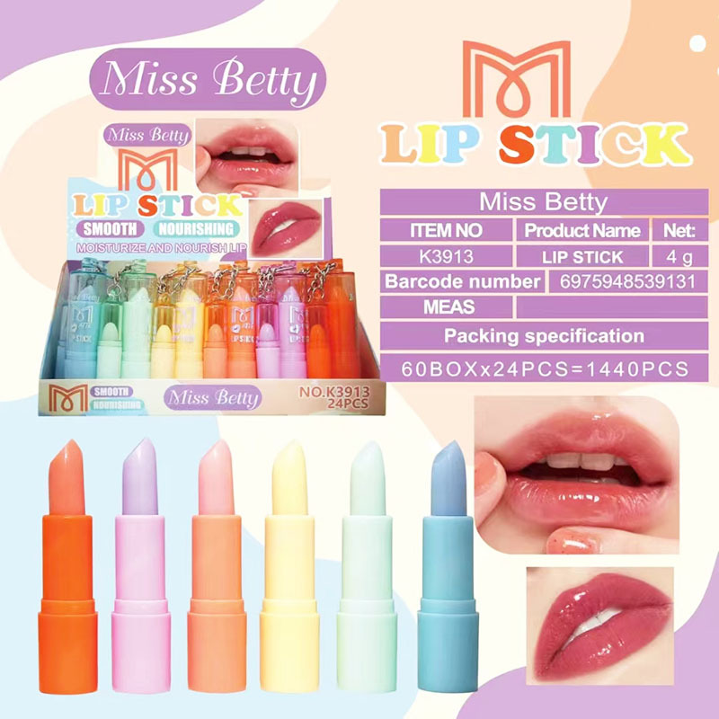 Miss Betty transfronteriza exclusiva para el nuevo lápiz labial mate de 6 colores impermeable sin desvanecimiento de 6 colores en stock.