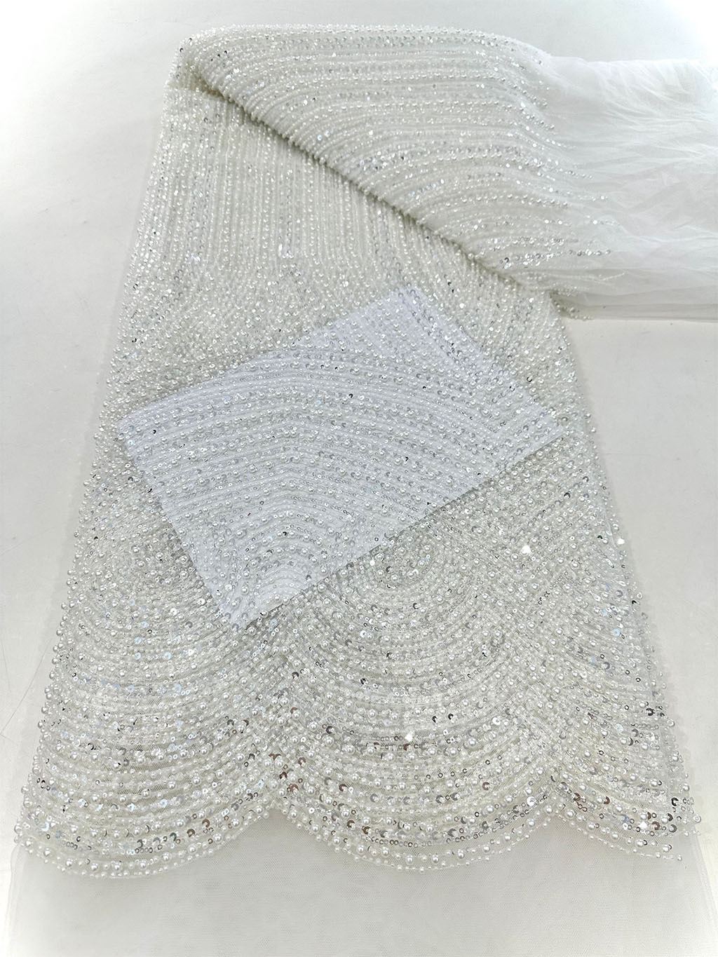 Tejido de boda bordado de perlas, tejido de bordado de perlas, tejido de bordado de perlas, alfombra roja de boda, vestido de compromiso, tejido bordado