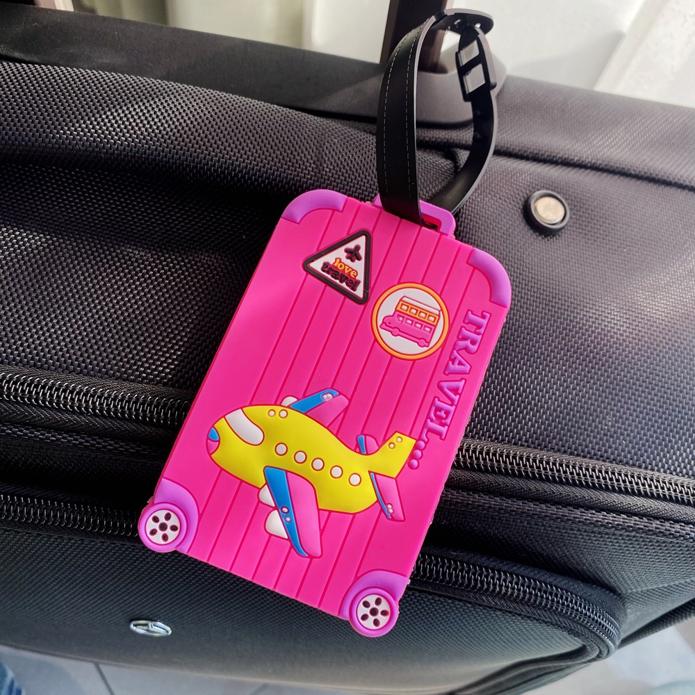 로즈 레드 수하물 태그