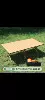 120 fork legs table [light wood grain]
