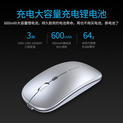 Cross-border M185 Rechargeable Bluetooth Mouse Office Silent Laptop Dual Mode 4.0 Wireless Bluetooth Mouse