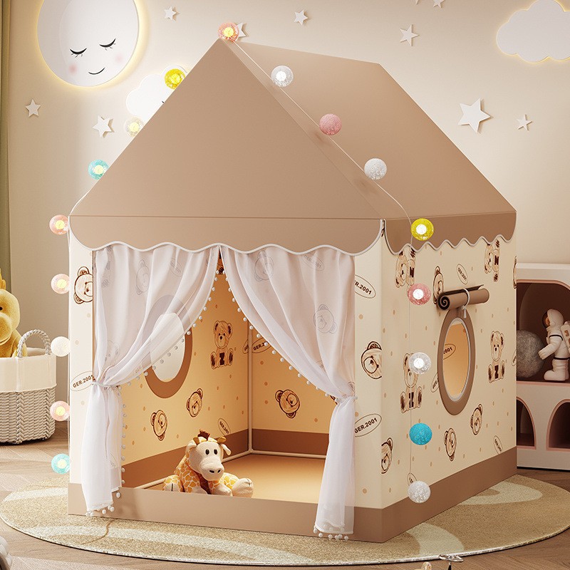 Casa de juguetes para niños, tiendas de campaña para niños, castillo de juguetes, casa de juguetes, mosquiteros, regalo de cumpleaños.