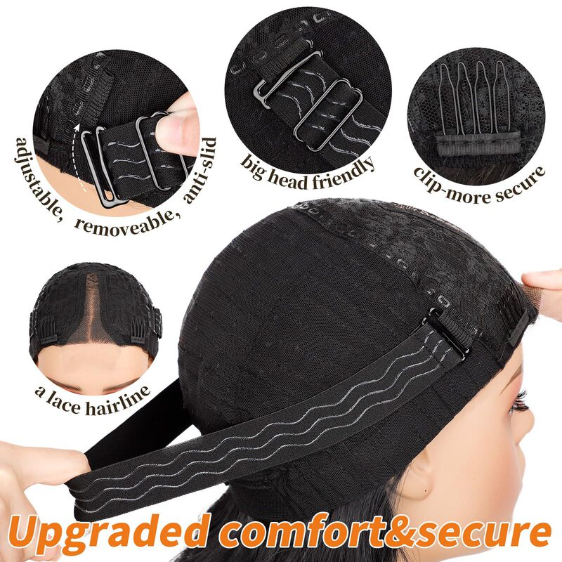 亚马逊热销小前蕾丝假发 棕色中分拧辫长卷发全头套 现货lace wig|undefined