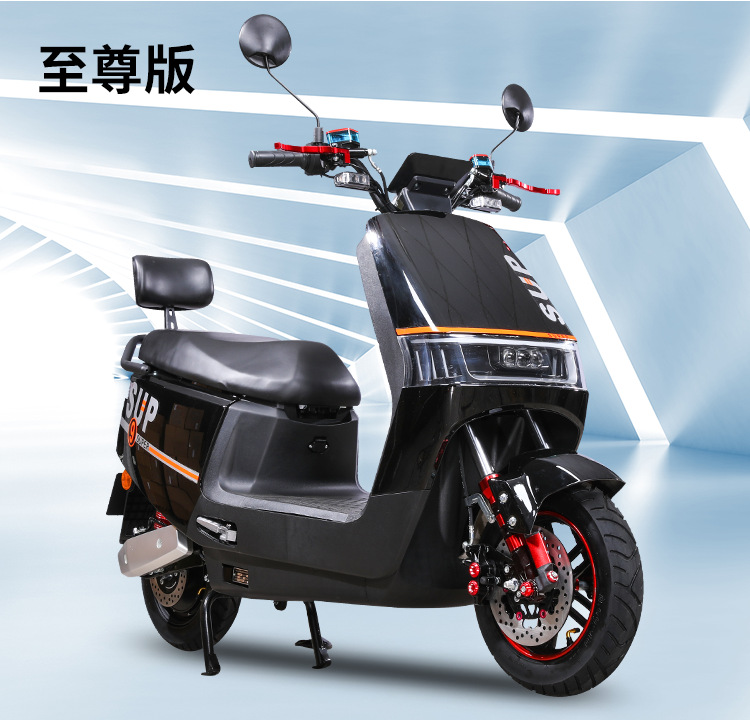 New Electric Motorcycle 72V Long-Distance Running King Double Electric Vehicle 60V Battery Vehicle High-Power High-Speed Electric Motorcycle Wholesale